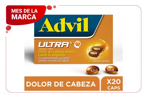 Advil Ultra 20 Cápsulas...