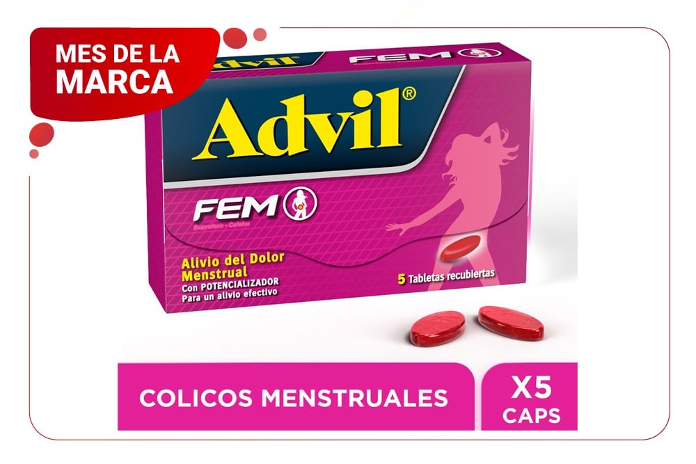 Advil Fem 5 Tabletas Recubiertas
