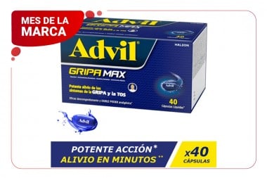 Advil Gripa Max 40 Cápsulas...