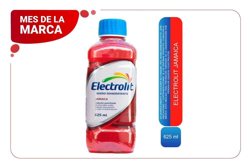 Suero Rehidratante Electrolic Sabor Jamaica 625 Ml