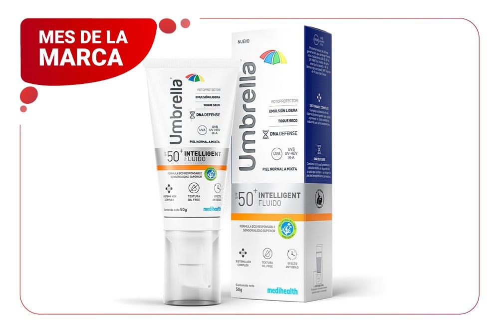 Protector Solar Umbrella Intelligent Spf 50 Con 50 G