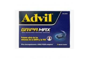 Advil Gripa Max 6 Cápsulas Líquidas