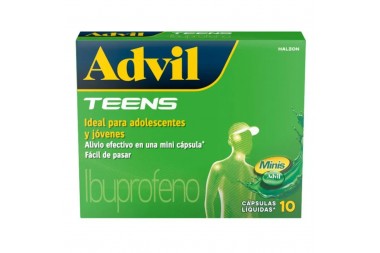 Advil Teens Minis 10 Cápsulas liquidas