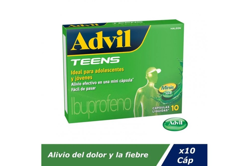 Advil Teens Minis 10 Cápsulas liquidas