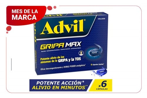 Advil Gripa Max 6 Cápsulas...