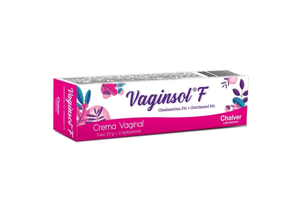 Crema Vaginal Vaginsol F 20 G + 3 Aplicadores