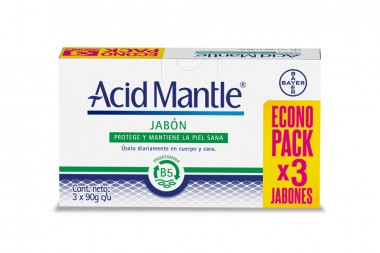 Jabón Acid Mantle Provitamina B5 3 Unds