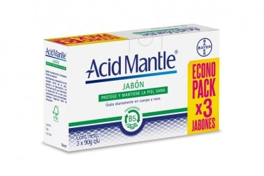 Jabón Acid Mantle Provitamina B5 3 Unds