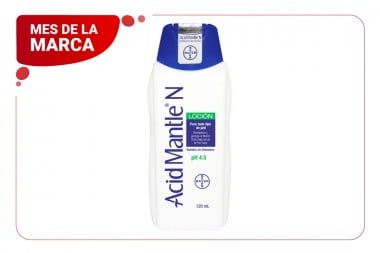 Loción Acid-Mantle N PH 4.5 Para Todo Tipo de Piel 120 Ml