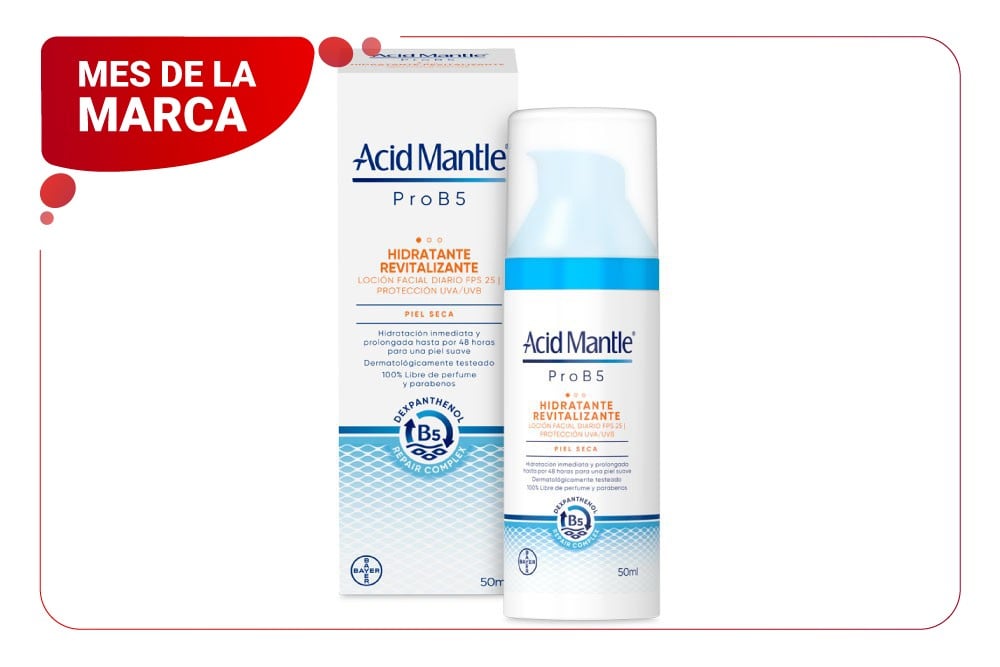Loción Facial Acid Mantle Pro B5 Hidratante Revitalizante 50 Ml