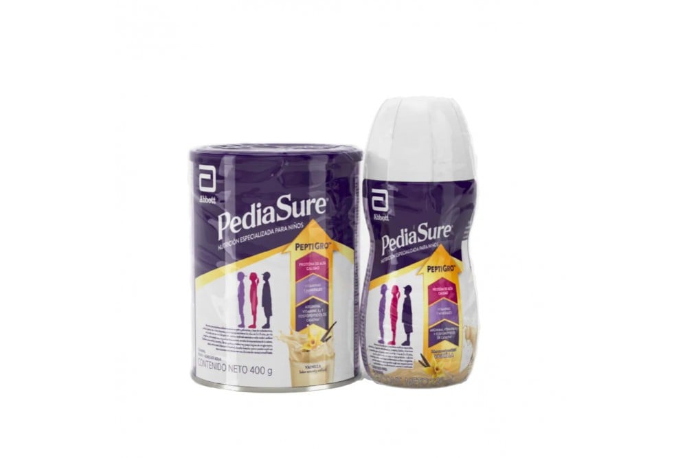 Oferta Pediasure Peptrigro En Polvo Sabor Vainilla 400 G Gratis Pediasure Peptrigro Liquido 220 Ml