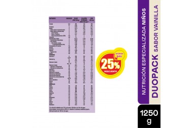 Oferta Pediasure Peptigro en polvo Sabor Vainilla 850 G + 400G