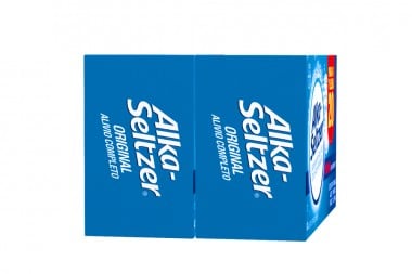 Oferta Alka-Seltzer Original Alivio Completa Pagué 16 Lleve 20 Tabletas Efervescentes