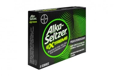 Alka-Seltzer Extreme 8 Sobres En Polvo Efervescente