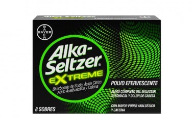 Alka-Seltzer Extreme 8 Sobres En Polvo Efervescente