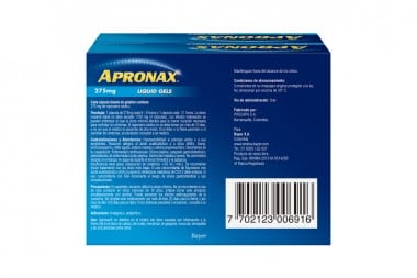 Oferta Apronax Rápido Alivio Pague 14 lleve 16 Cápsulas Blandas