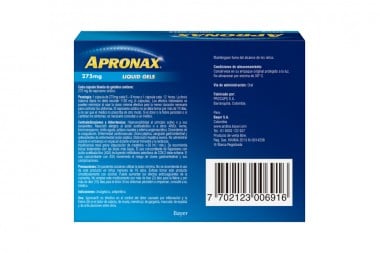 Apronax Rápido Alivio 8 Cápsulas Líquidas