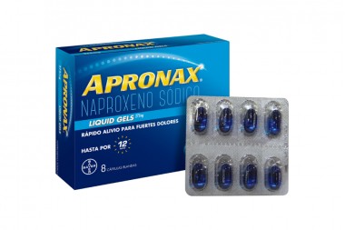 Apronax Rápido Alivio 8 Cápsulas Líquidas