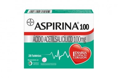 Aspirina 100 Mg Caja Con 28...