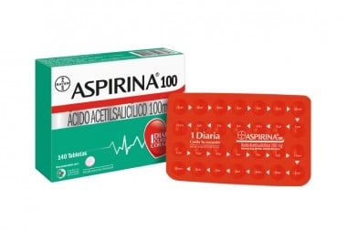 Aspirina 100 Mg Caja Con 140 Tabletas
