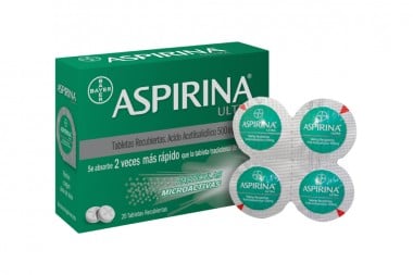 Aspirina Ultra 500 Mg Caja...