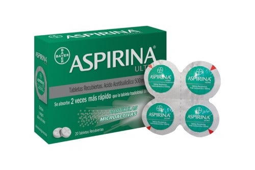 Aspirina Ultra 500 Mg Caja...