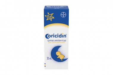 Gotas Pediátricas Coricidín 0.5 / 100 Mg Frasco De 30 Ml
