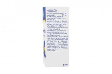 Gotas Pediátricas Coricidín 0.5 / 100 Mg Frasco De 30 Ml