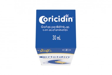 Gotas Pediátricas Coricidín 0.5 / 100 Mg Frasco De 30 Ml
