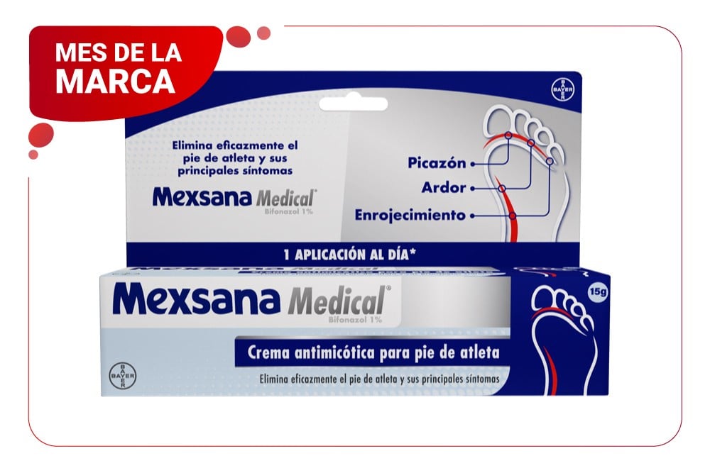 Crema Antimicótica Mexsana Medical 15 G