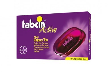 Tabcin Active Gripa Y Tos 12 Cápsulas Gel