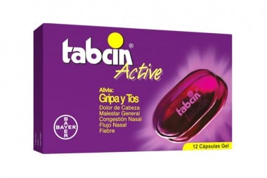 Tabcin Active Gripa Y Tos 12 Cápsulas Gel
