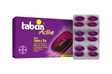 Tabcin Active Gripa Y Tos 12 Cápsulas Gel