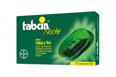 Tabcin Noche Gripa Y Tos 12 Cápsulas Gel