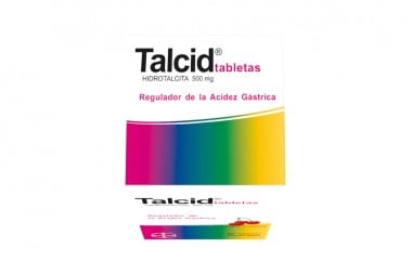 Talcid 500 Mg Sabor A Cereza 60 Tabletas Masticables