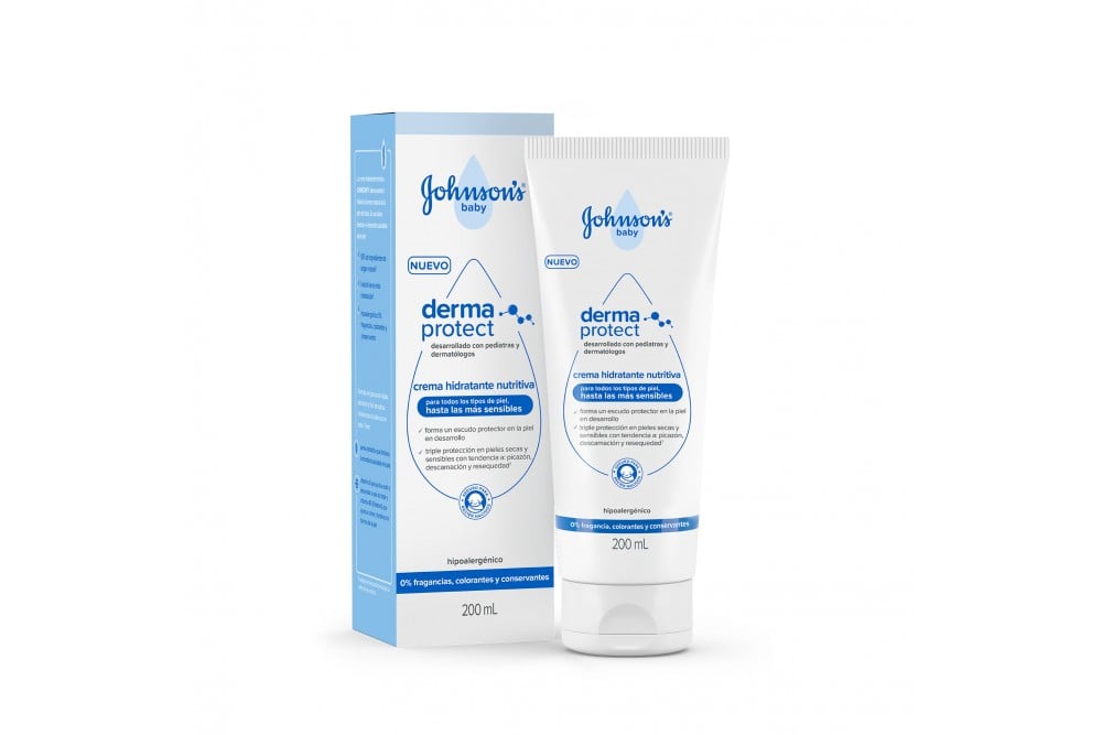 Crema Hidratante Nutritiva Johnson´s Baby Derma Protect 200 ML