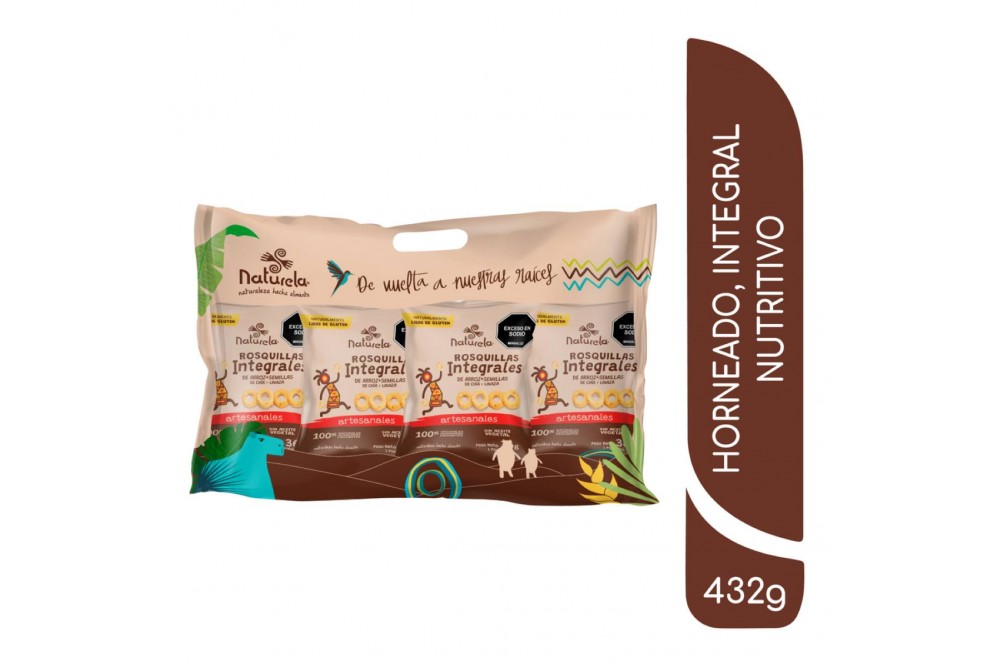 Rosquillas Integrales Naturela 432 G