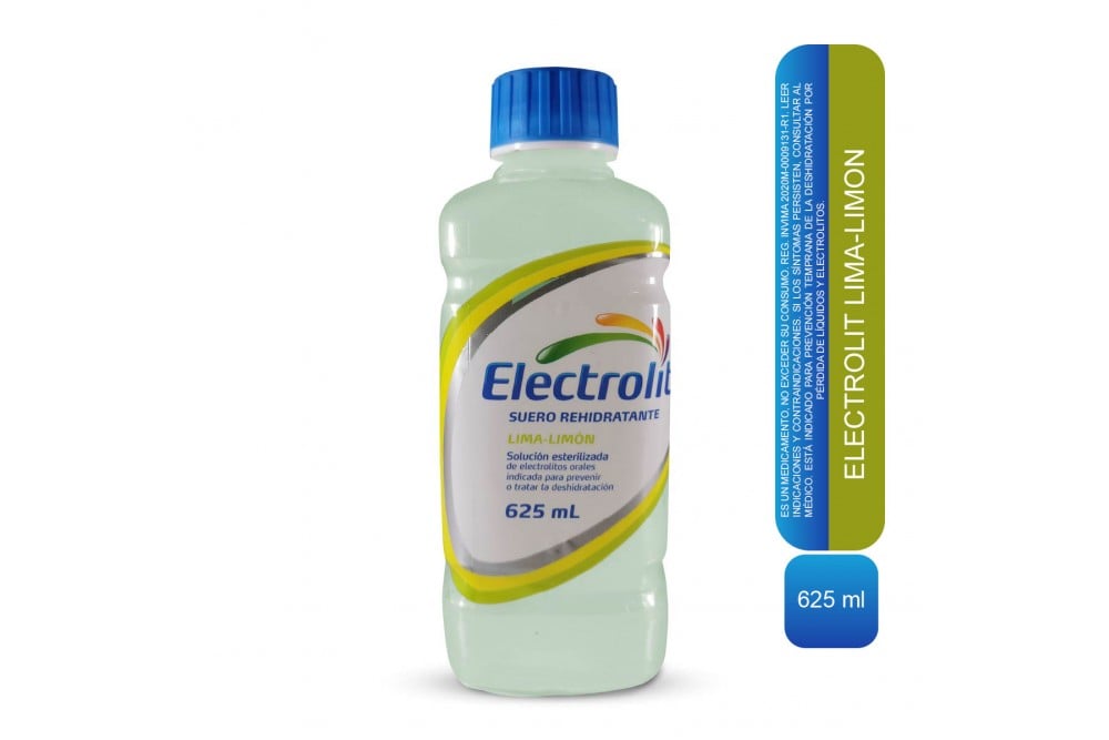 Suero Hidratante Electrolit Sabor Lima Limón 625 Ml