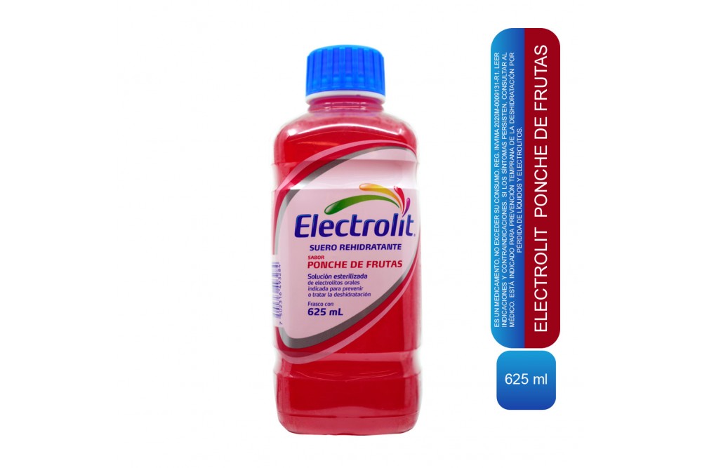 Suero Hidratante Electrolit Sabor Ponche De Frutas 625 Ml