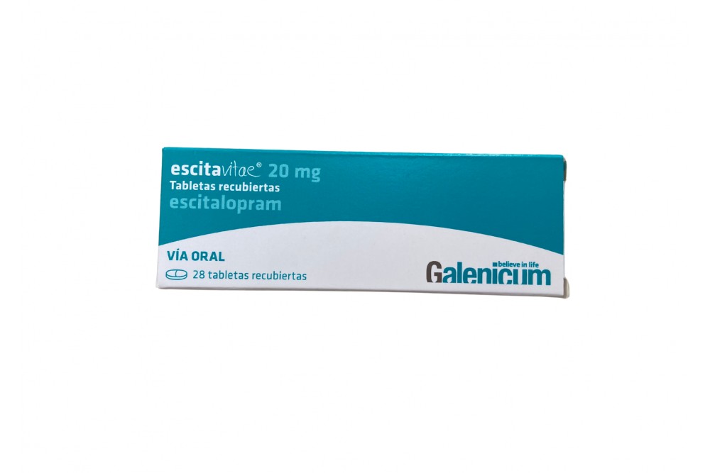 Escitavitae 20 Mg Oral Caja Con 28 Tabletas Recubiertas
