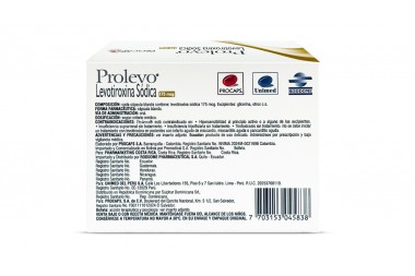 Prolevo Levotiroxina Sódica 175 Mcg 60 Cápsulas Blandas