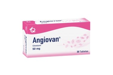 Angiovan Cilostazol 50 Mg 30 Tabletas