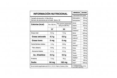 Mezcla A Base De Caldo De Hueso De Pollo Bone Broth Chocolate Doypack 560 G