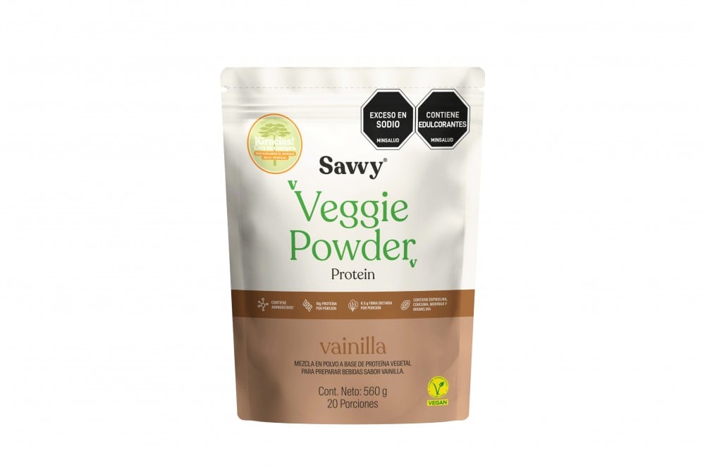 Mezcla Con Proteína Vegetal Veggie Powder Vanilla 560 G