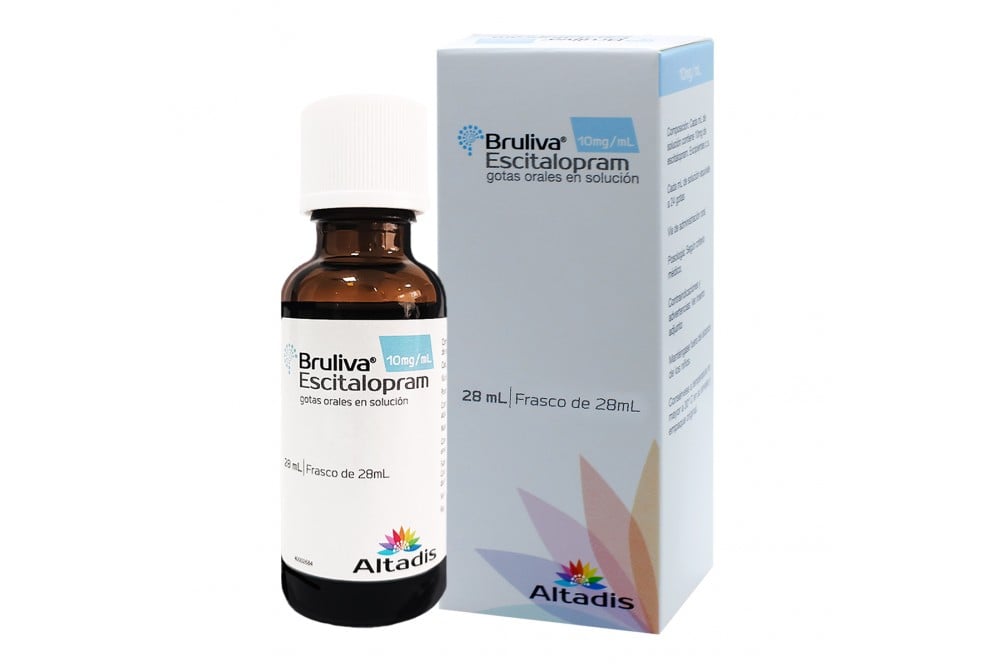 Bruliva Escitalopram 10 Mg/Ml Gotas Orales 28 Ml