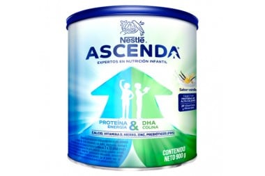 Suplemento Nutricional Ascenda Infantil Sabor Vainilla 900 G