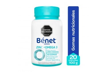 Gomas Bénet Zinc + Omega 3...