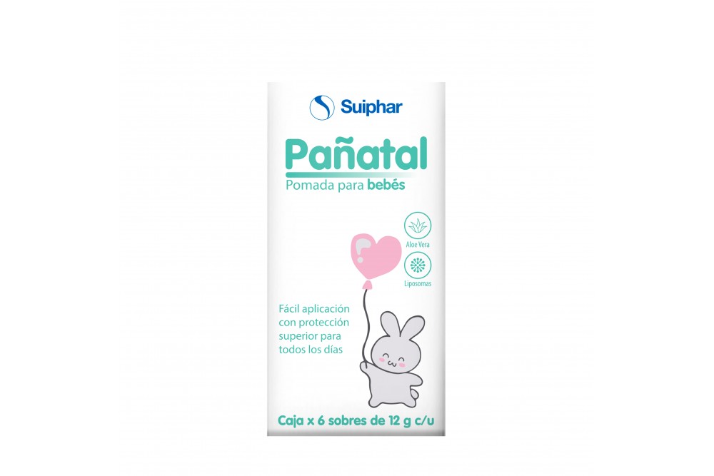 Pomada Para Bebes Pañatal 6 Sobres de 12 G C/U