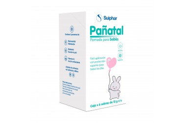 Pomada Para Bebes Pañatal 6 Sobres de 12 G C/U