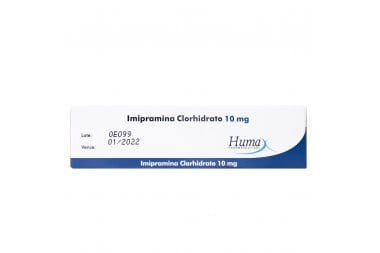 Imipramina Clorhidrato 10 Mg 20 Tabletas Recubiertas